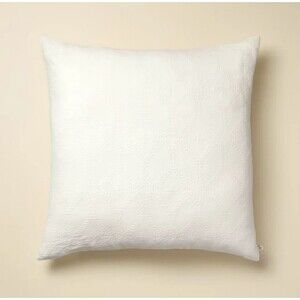 Hearth & Hand w/ Magnolia 26x26 Trellis Euro Bed Pillow Cream NEW